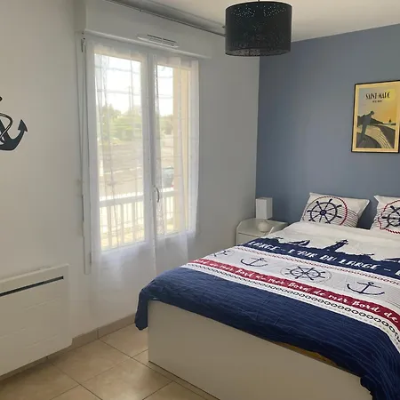 De L'eve - T2 A 380m M Hulot Et Commerces - St Marc Sur Ideal Famille Proche La Baule P0rnichet Avec Parking Prive Apartmán Saint-Nazaire (Loire-Atlantique)