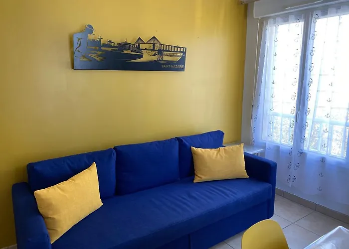 Apartmán De L'eve - T2 A 380m M Hulot Et Commerces - St Marc Sur Ideal Famille Proche La Baule P0rnichet Avec Parking Prive