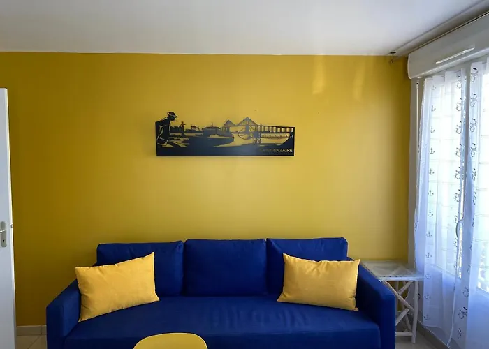 De L'eve - T2 A 380m M Hulot Et Commerces - St Marc Sur Ideal Famille Proche La Baule P0rnichet Avec Parking Prive *