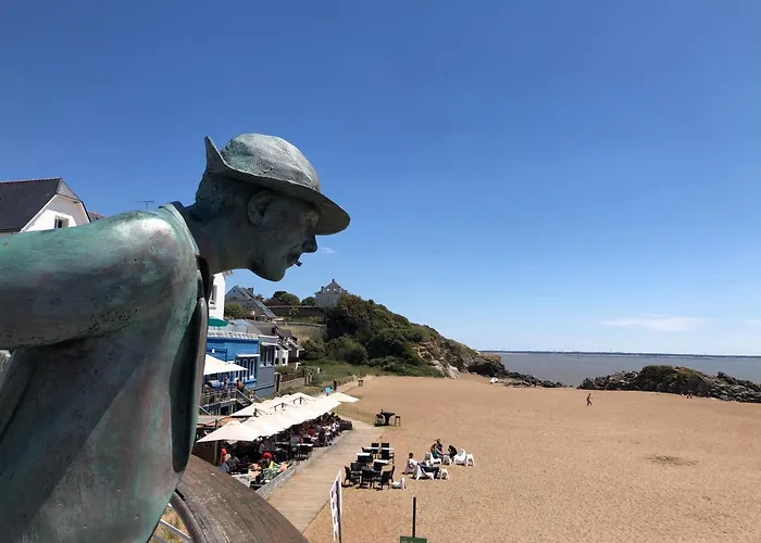 De L'eve - T2 A 380m M Hulot Et Commerces - St Marc Sur Ideal Famille Proche La Baule P0rnichet Avec Parking Prive Apartmán Saint-Nazaire (Loire-Atlantique)