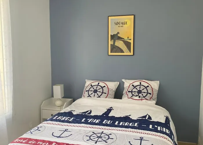 De L'eve - T2 A 380m M Hulot Et Commerces - St Marc Sur Ideal Famille Proche La Baule P0rnichet Avec Parking Prive *